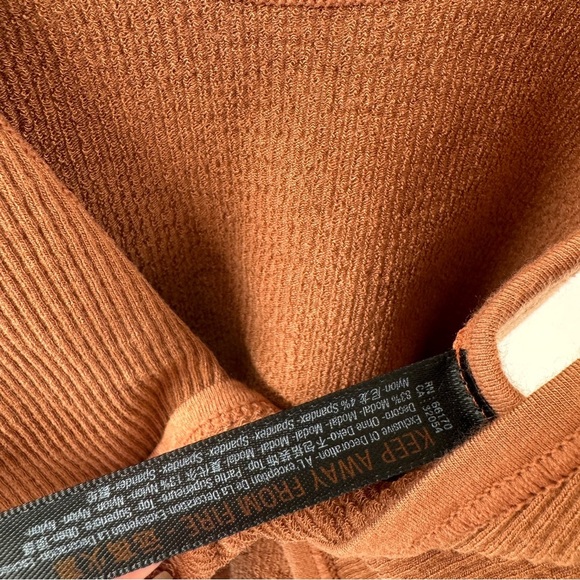 Urban Outfitters Out From Under Dual-Look Ribbed Tank Top – Brown, Size M/L - Picture 8 of 8